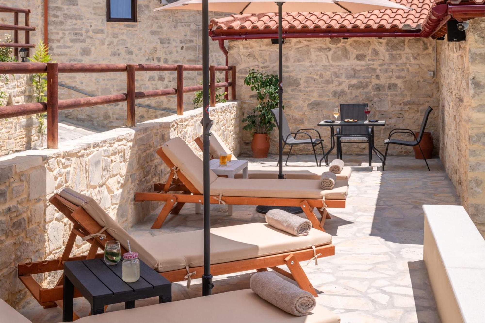 Draganigo Luxury Stone Houses 40 Min From Matala Ano Moulia Exterior foto